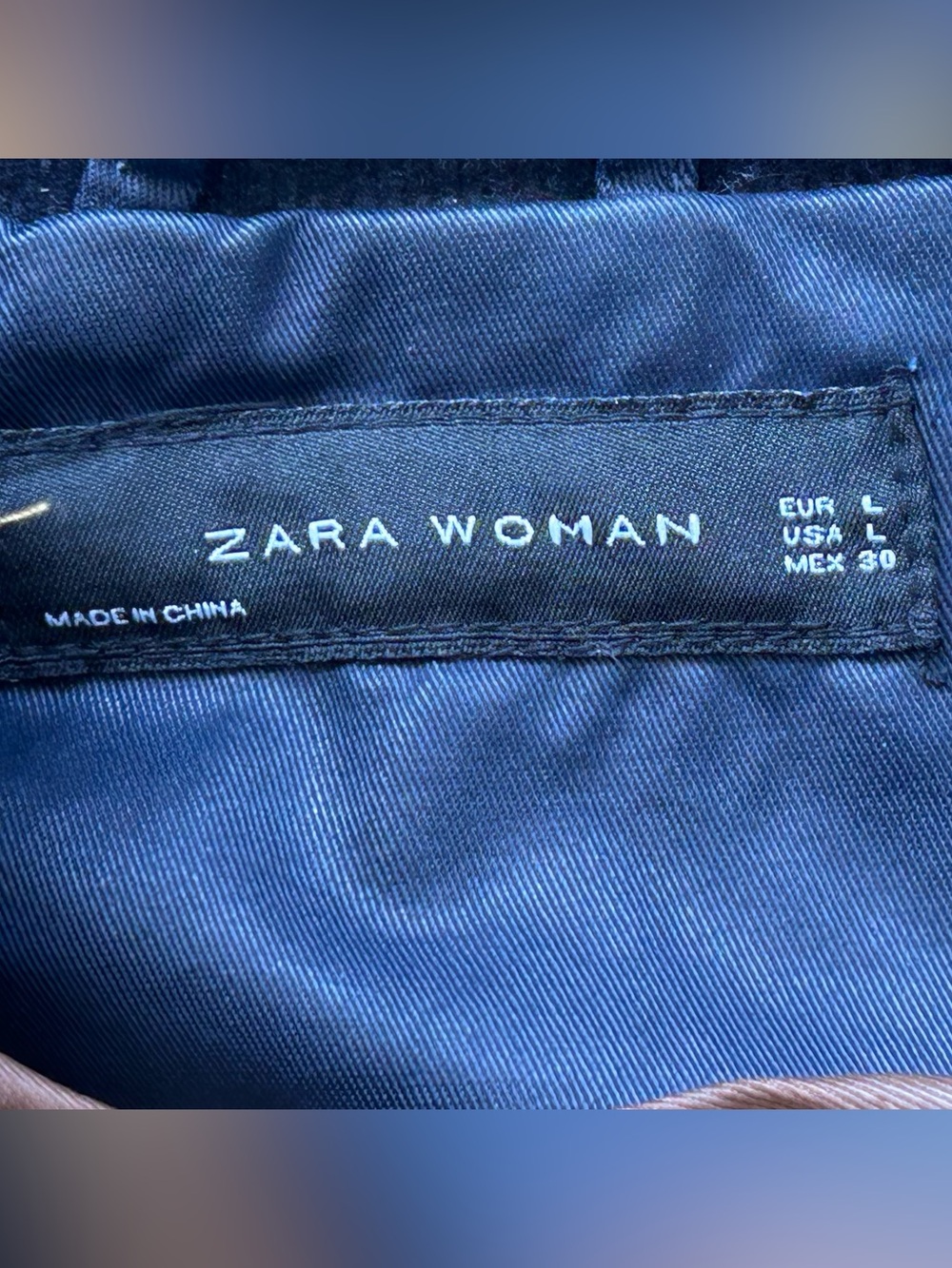 Zara Woman Women’s Utility/Rain Jacket Removable Hood & Quilted Liner Size Large - Picture 12 of 16